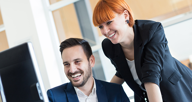 Male And Female Staff Members