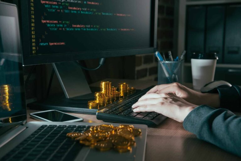 Hacker With Coins Scaled